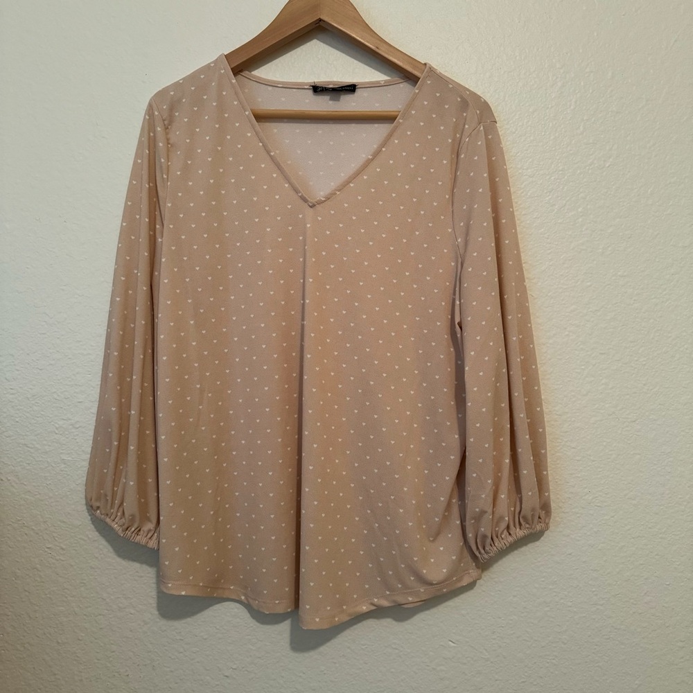 Adrianna Papell Women’s Blouse, Pullover, Long Sleeve, New Without Tags, Large